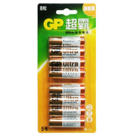 (DT)超霸(GP)GP15AU-2IL8 5号 8个/卡 碱性电池 (计价单位:卡)
