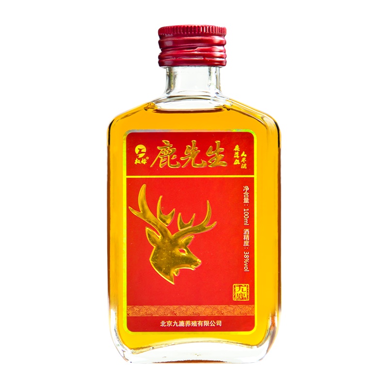 [2瓶装小酒版]权禄鹿茸血酒+鹿鞭酒鹿场直销国产养生小酒版100ml  非白酒黄酒滋补酒起泡酒预调酒人参酒药酒壮陽酒11