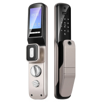 以方科技 幻影指纹锁家用防盗门刷卡锁智能远程带监控可视猫眼密码锁带屏锁幻影S20