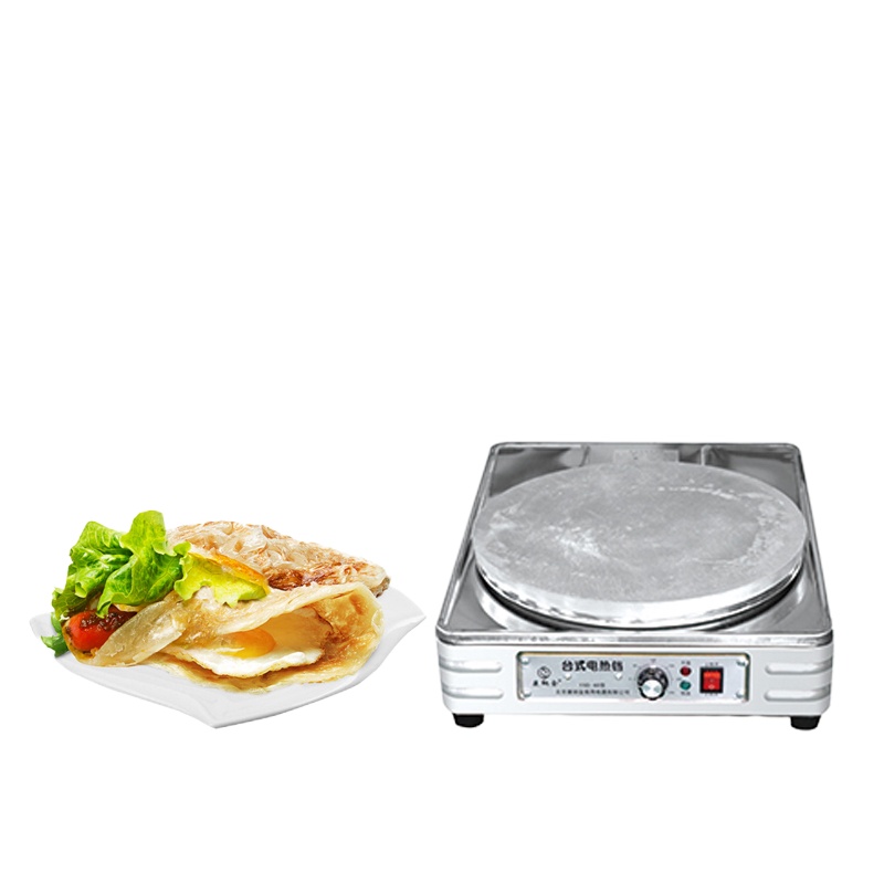 福百味 台式煎饼铛煎饼机商用不锈钢加厚电饼铛煎饼锅烤饼炉山东杂粮鏊子锅酱香饼果子机多用途班戟炉