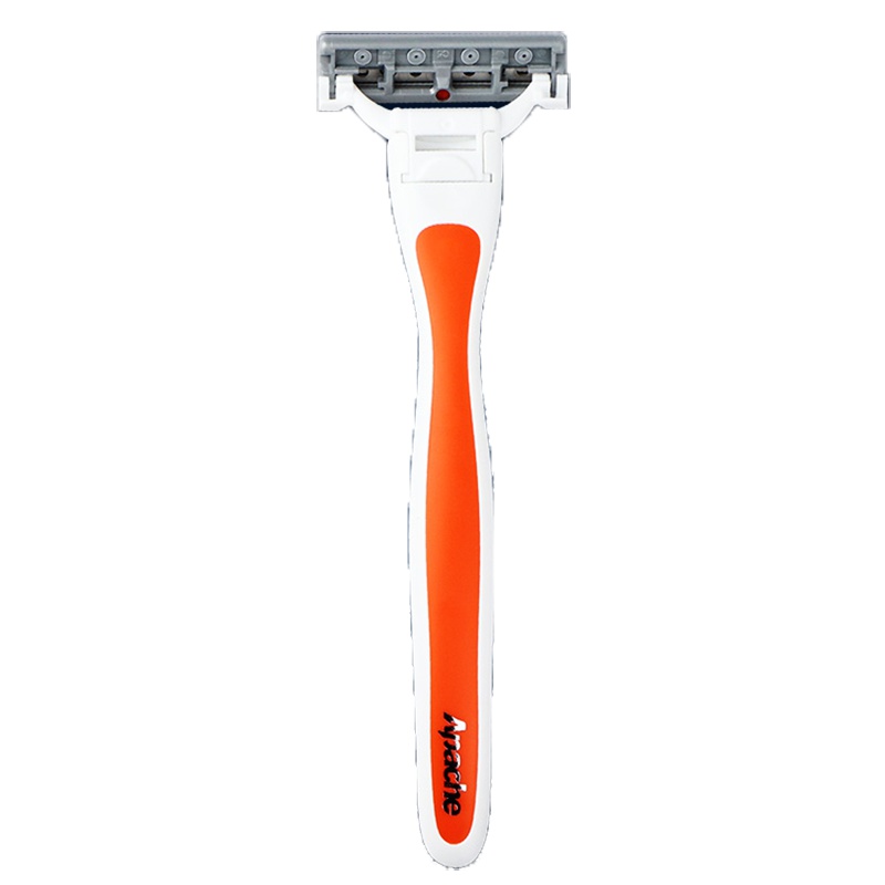 阿帕齐(Apache)手动剃须刀型男剃须刀V3一刀架三刀头送剃须膏