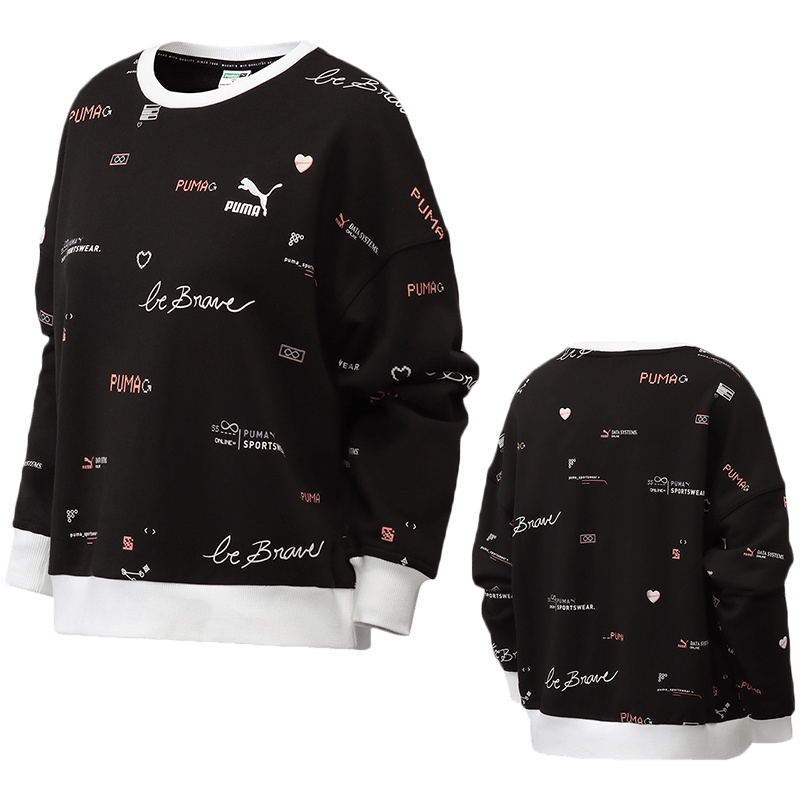 PUMA彪马女装运动服休闲圆领卫衣531280