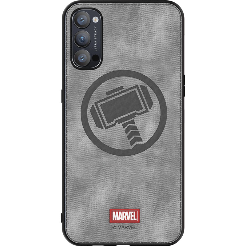 漫威OPPO Reno4 5G 压印手机壳Reno4 Pro 5G保护套个性创意潮网红情侣款优加硅胶防摔欧美风