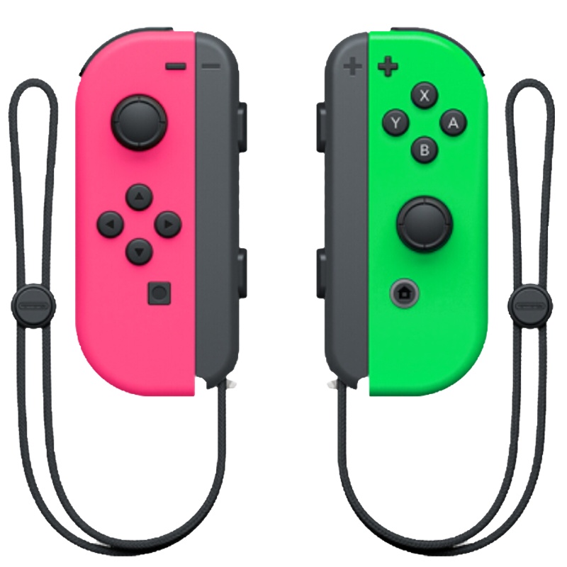 任天堂 Nintendo Switch 国行Joy-Con游戏机左右手柄 NS周边配件 左粉右绿无线手柄