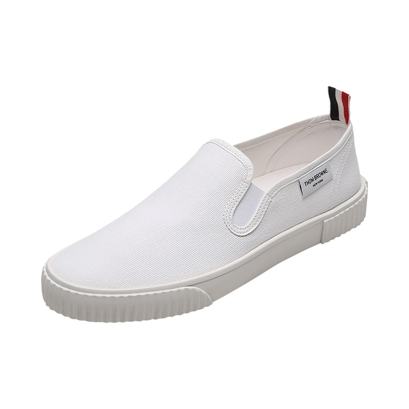 汤姆·布朗 THOM BROWNE 男士织物懒人鞋休闲鞋平底鞋MFL064A 01588