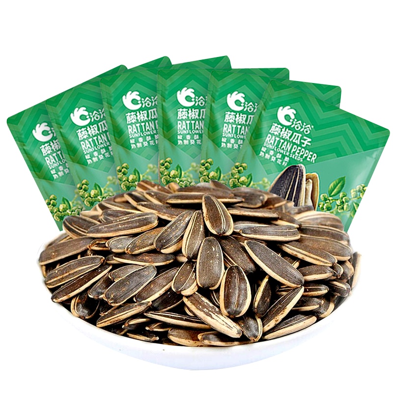 洽洽藤椒瓜子恰恰葵花籽坚果炒货零食自营小吃98g*6袋