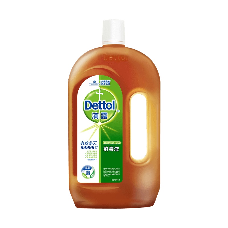 滴露消毒液1.2L杀菌除螨衣物内衣内裤家居地板玩具消毒清洁