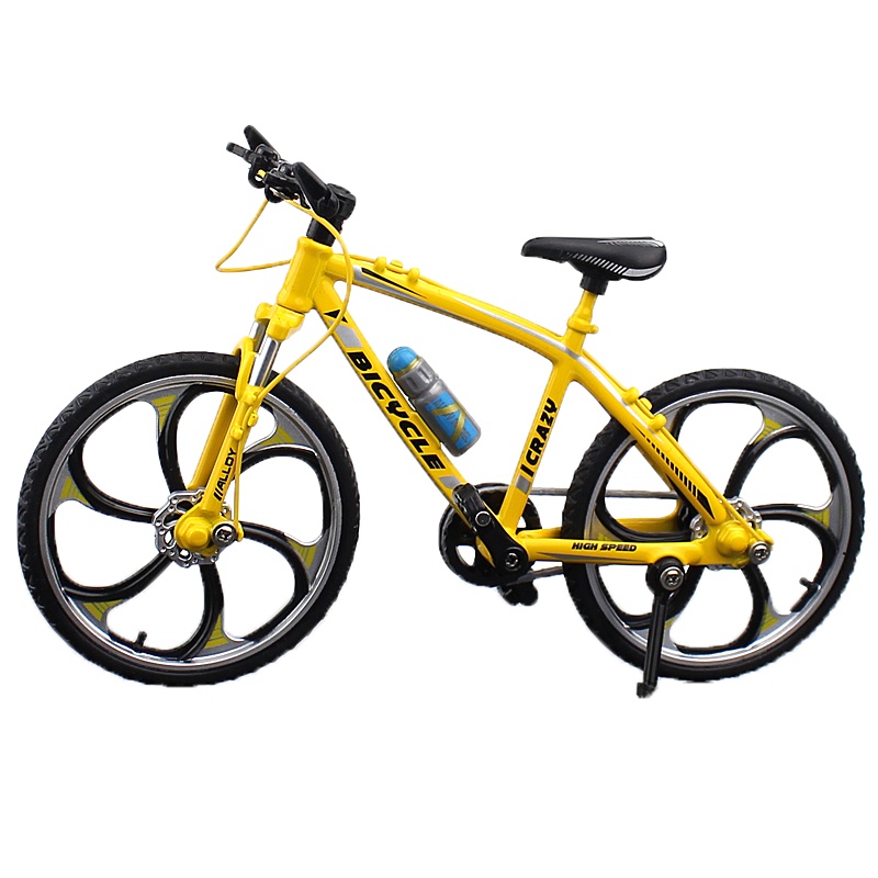 魔法棒儿童自行车玩具纯手工制作合金车模铁艺自行车模型摆件小创意礼品