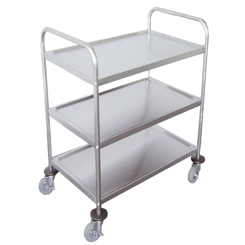 萃姿尔(TRESOR)不锈钢加厚三层餐车 多功能车