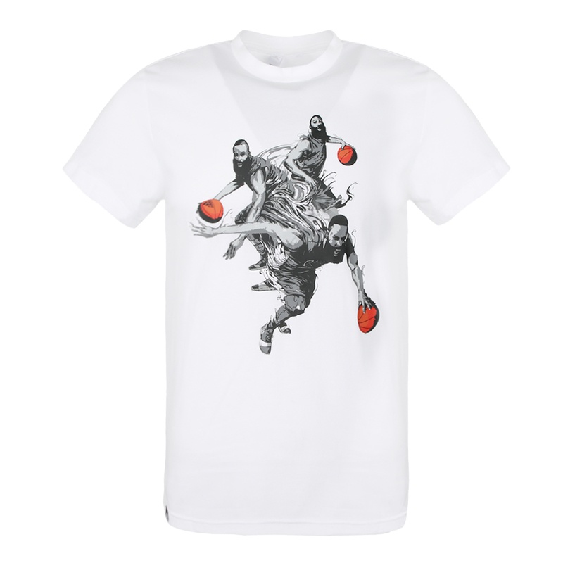 阿迪达斯adidas 哈登男士篮球训练潮流运动T恤DZ1872