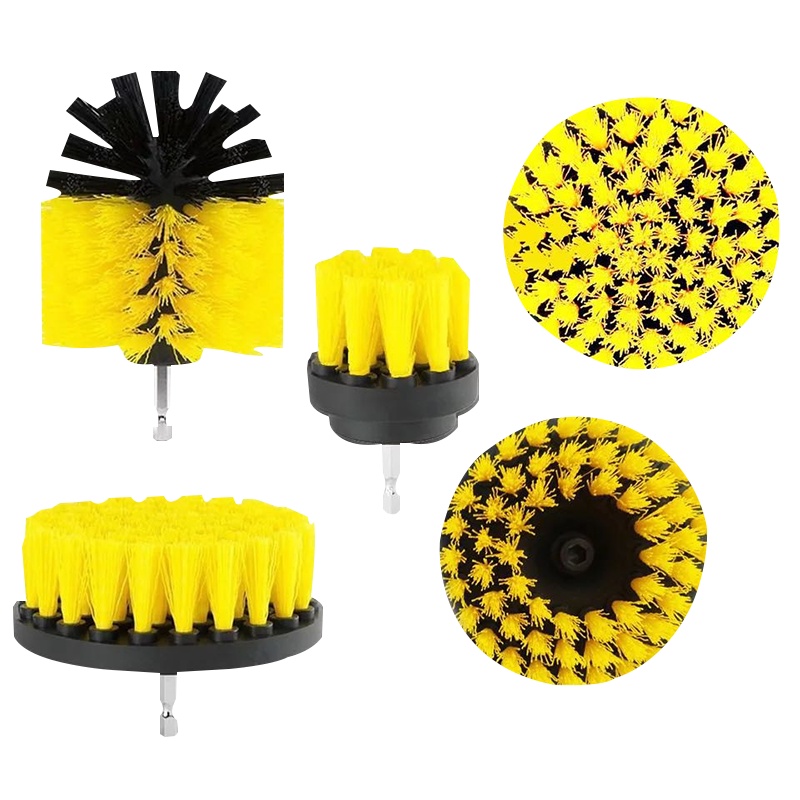 海斯迪克 HK-798 电钻刷地板刷 抛光刷 清洁工具 电钻工具刷配件电钻清洁刷圆盘刷(不含电钻)五件套