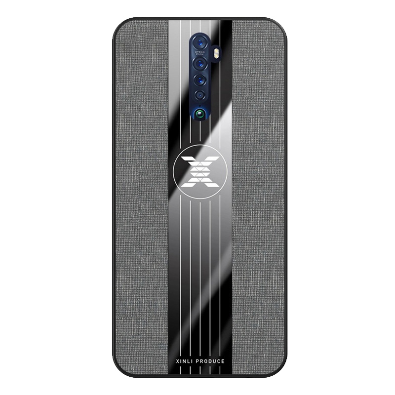 安美宝 oppo Reno手机壳防摔Reno2硅胶软全包Reno Z保护套ace版磨砂布纹个性创意潮牌女男款