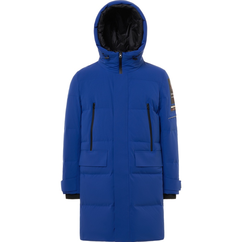 [设计师款]波司登男羽绒服连帽青年中长款时尚冬装潮