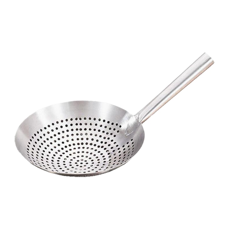 漏勺不锈钢厨房大漏勺家用漏勺饭店商用油炸过滤网捞面漏勺火锅勺 漏勺直径24cm