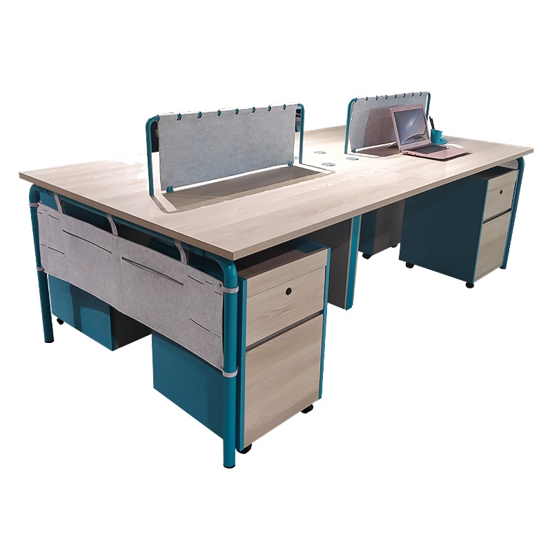 榭邦 办公家具 B2405办公职员4人位 会议桌 办公桌 2400*1200*750mm