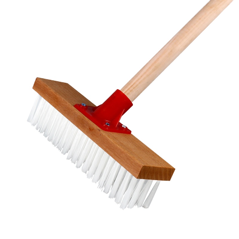 卫生间浴室瓷砖地板刷长柄硬毛厨房清洁刷厕所刷子地毯刷长柄地刷 37cm bd