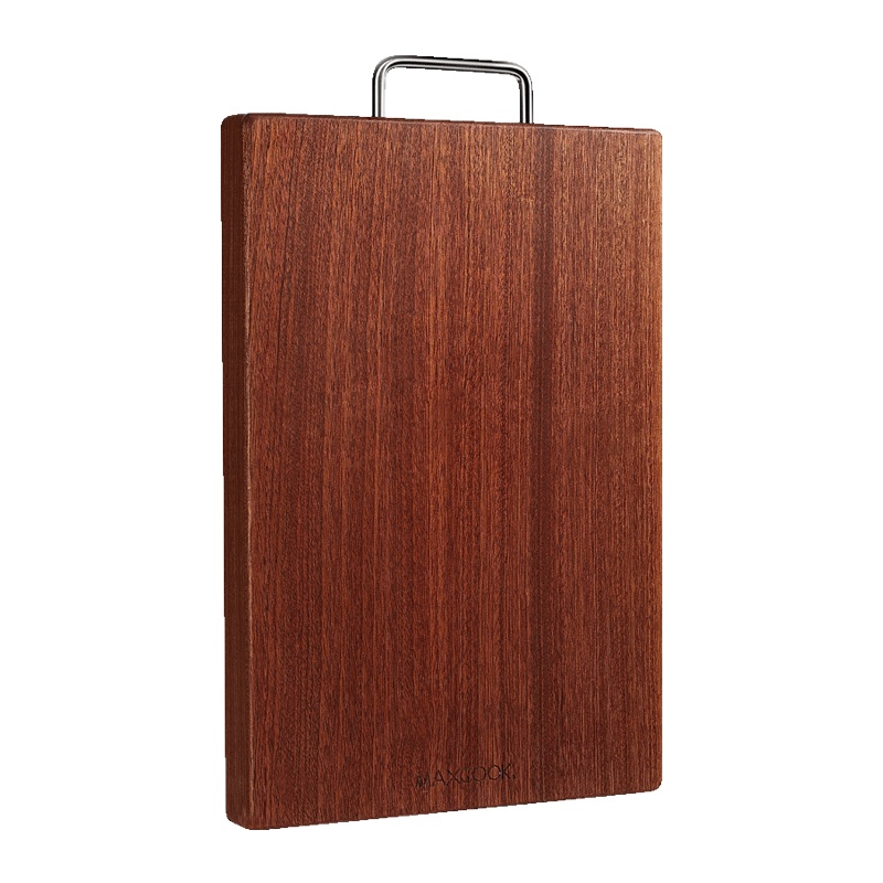 美厨(maxcook)乌檀木砧板菜板 加厚天然实木整木案板和面板家用切菜板 可剁骨36*24*2.5cm MCPJ790