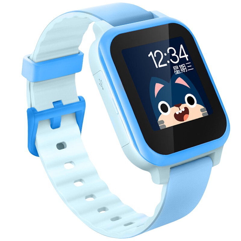[糖猫自营]搜狗糖猫E2儿童电话手表 学生手机 多重定位WIFI连接 智能问答多功能防水男女孩男孩 GPS手环打电话小孩