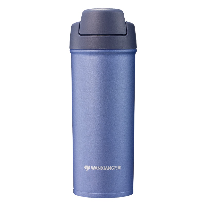 万象吸管保温杯大人弹跳杯不锈钢大容量便携健身男女士运动杯B9