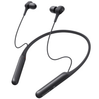 【王俊凯同款】索尼（SONY) WI-C600N 颈挂入耳式无线蓝牙降噪耳机 黑色