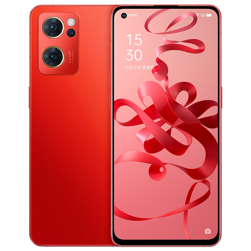 OPPO Reno7 新年版 5G双模手机 红丝绒 12+256G 索尼IMX709超感光猫眼镜头3200万 6400万超清三摄 高通骁龙™ 778G 5G芯片 60W超级闪充