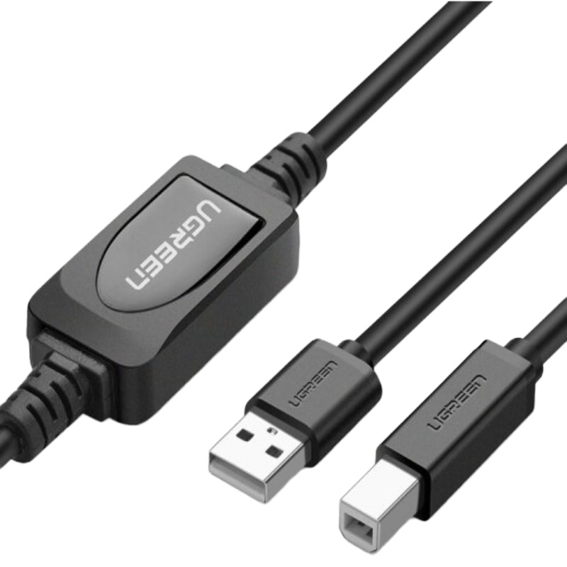 10374高速USB打印机绿联数据线 10m