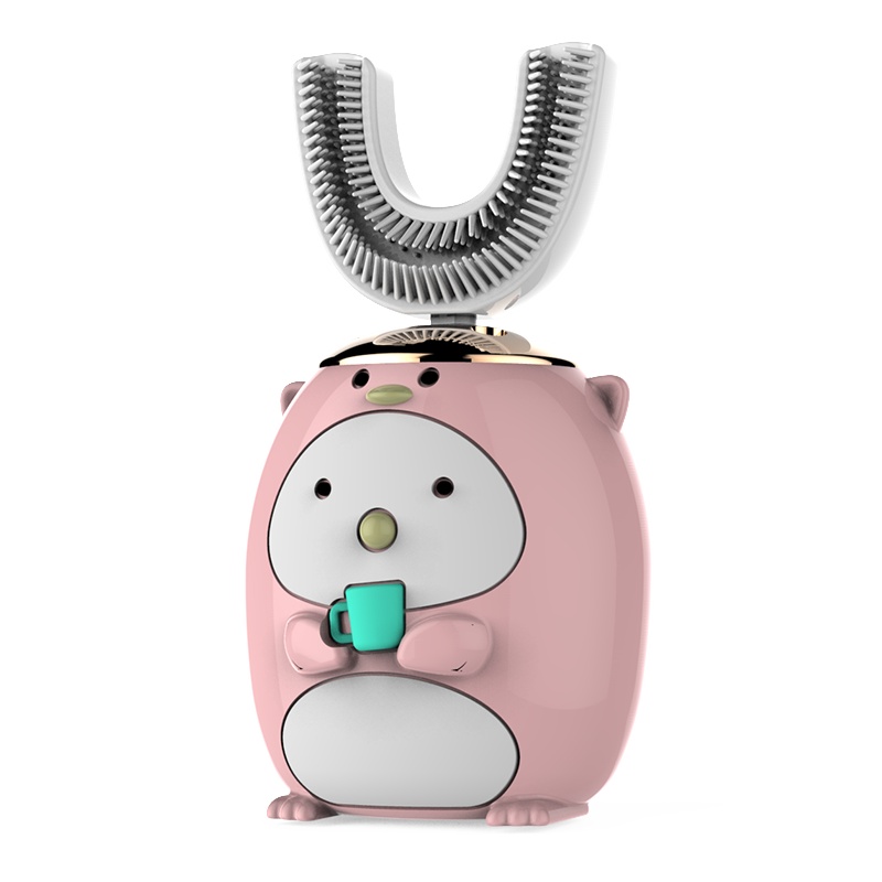 苏宁宜品儿童U型电动牙刷口含学生宝宝充电式2-6-12小孩全自动声波刷牙软毛