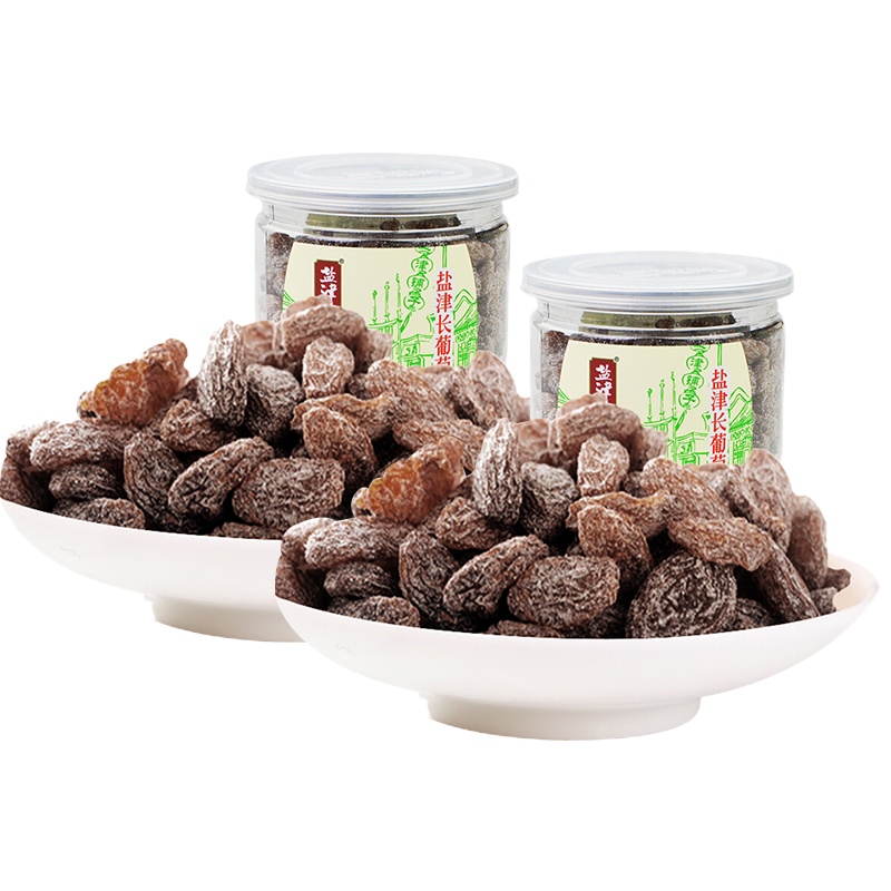 盐津铺子 盐津长葡萄190g*2盒