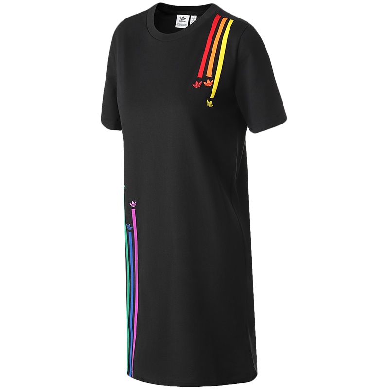 adidas阿迪达斯三叶草女装2020新款运动服休闲连衣裙GJ6565