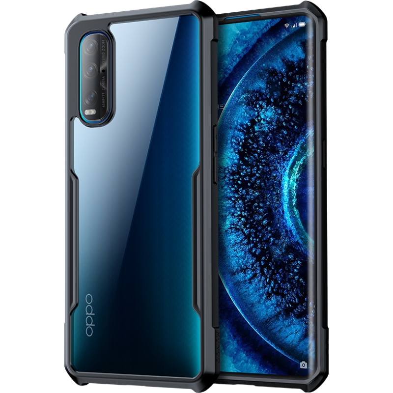 讯迪适用于oppofindx2手机壳find x2pro手机套findx2保护套全包透明硅胶壳x2 pro女磨砂防摔壳超