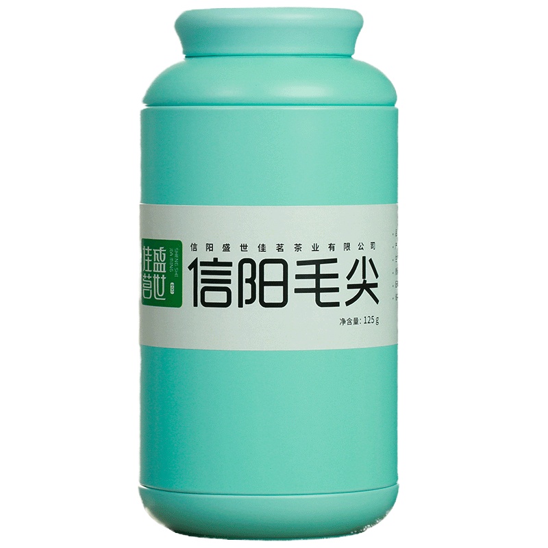 信阳毛尖2022新茶一级纯手工炒制原产地雨前浓香毛尖绿茶250g罐装
