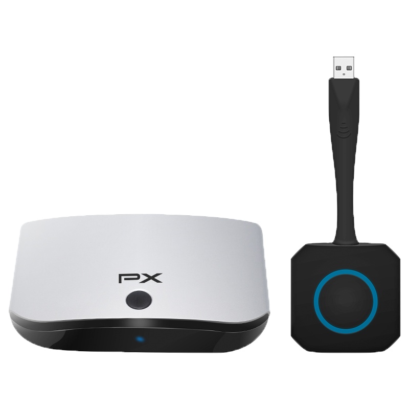 PX大通 USB电脑无线HDMI影音传输投屏器高清4画面投影仪会议室苹果安卓手机平板无线同屏 双分屏USB版本