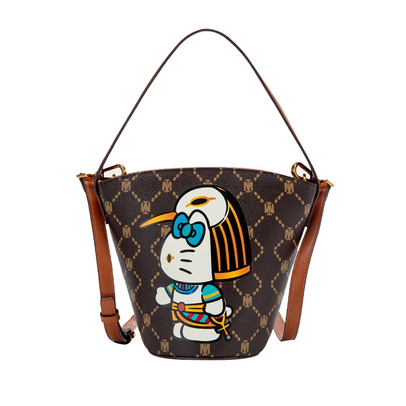 MIRGAM KOSEL 网红小MK女包 Antonia手袋HelloKitty水桶包单肩手斜挎手提包