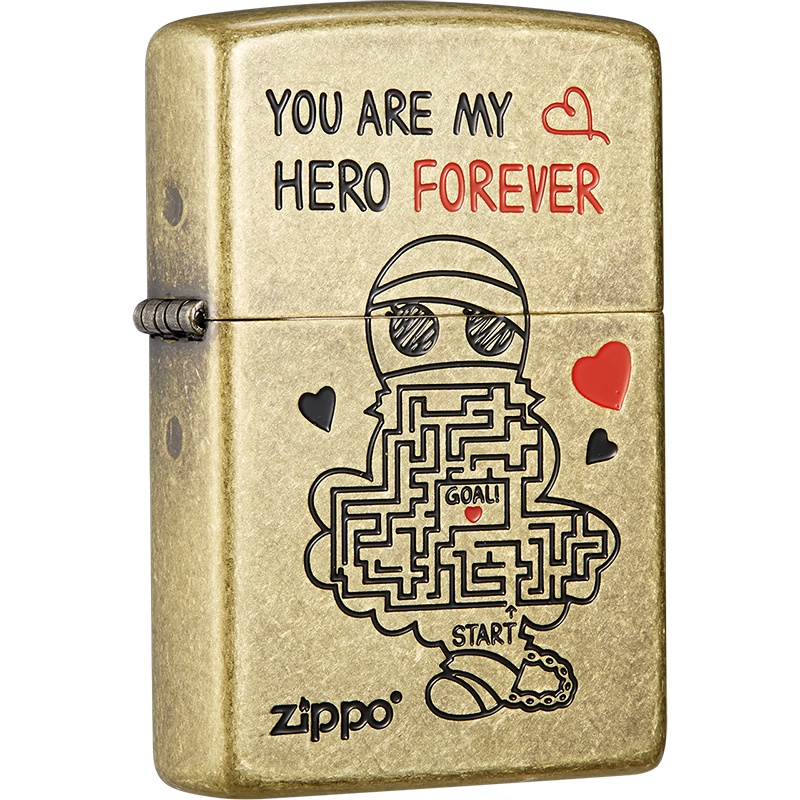 Zippi芝宝打火机防风煤油之宝火机进口僵尸新郎-发现你Z-20014