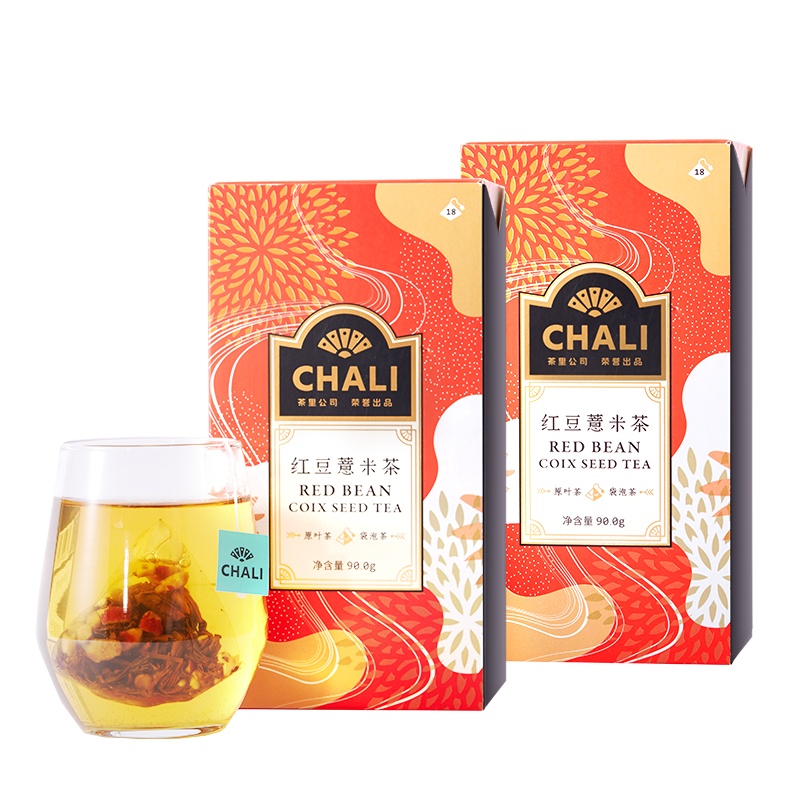 [两盒装]ChaLi茶里红豆薏米茶养生茶芡实茶组合型花茶袋泡茶
