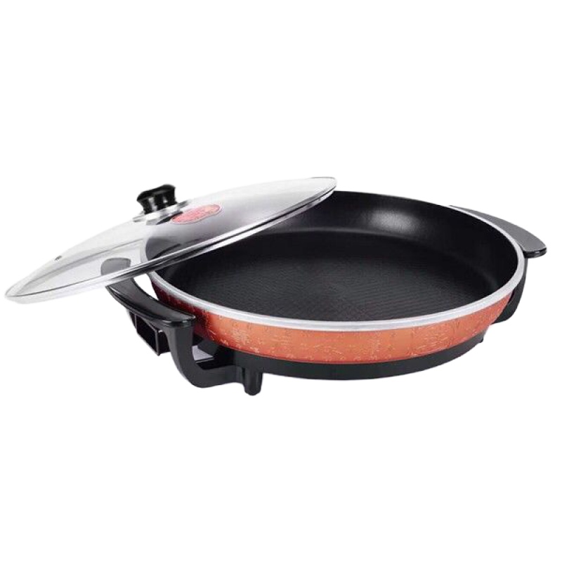 大号单面加深家用电饼铛烙饼锅法耐(FANAI)水煎包锅薄饼机煎饼锅大口径电煎锅 40加厚加深至尊金色(2-7)加厚加深