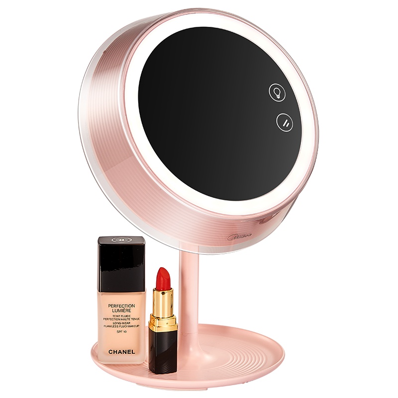 美的(Midea) LED台灯充电式化妆镜台灯充电宝携便式镜灯补光灯光源值0-5W卡通台灯自然光(3300-5000K)