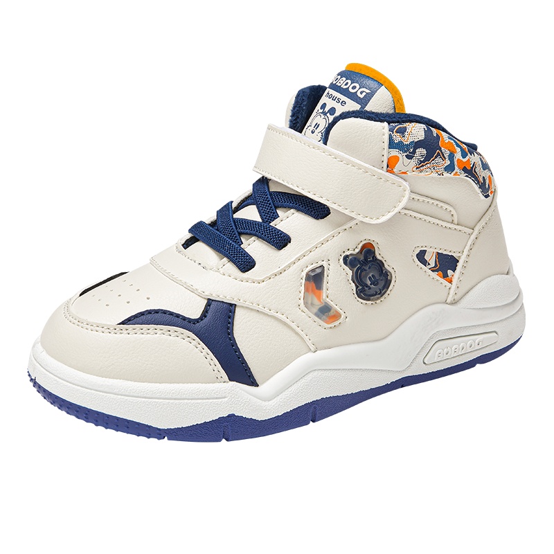 巴布豆house童鞋儿童运动鞋2021冬季新款加绒中大童男女童二棉鞋BX21811