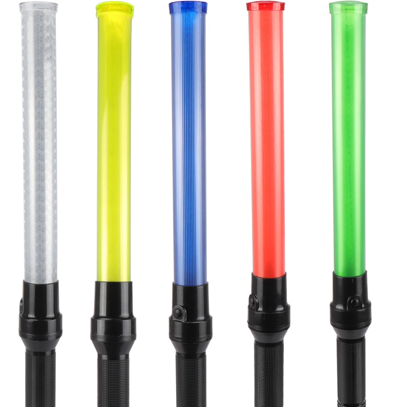 荧光棒交通指挥棒舞台用LED荧光棒疏散用发光棒救生指挥用26cm白色