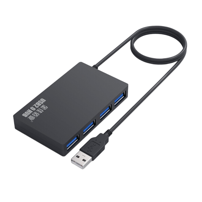 金佳佰业 Z308 贵族系列 USB2.0 4口HUB 长方形 黑色