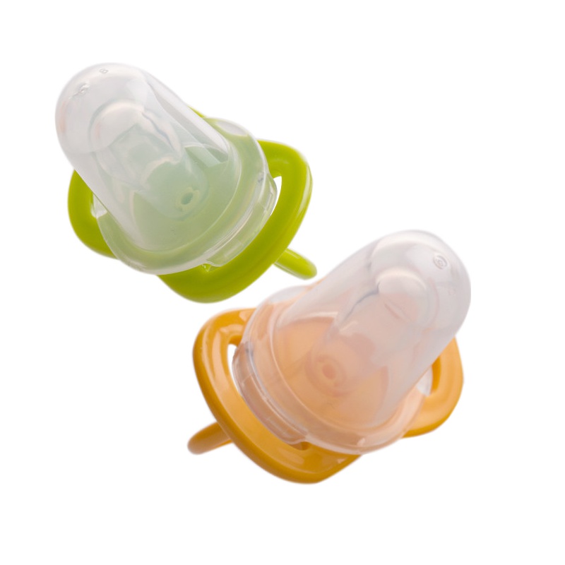 爱得利IVORY安抚奶嘴 安睡型 安慰宝宝硅胶圆形塑料婴儿用品C01 单个装