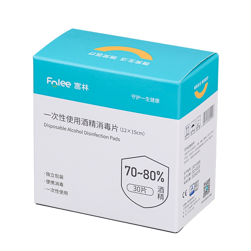 富林 酒精棉片 6cm*3cm(100片/盒)*6盒