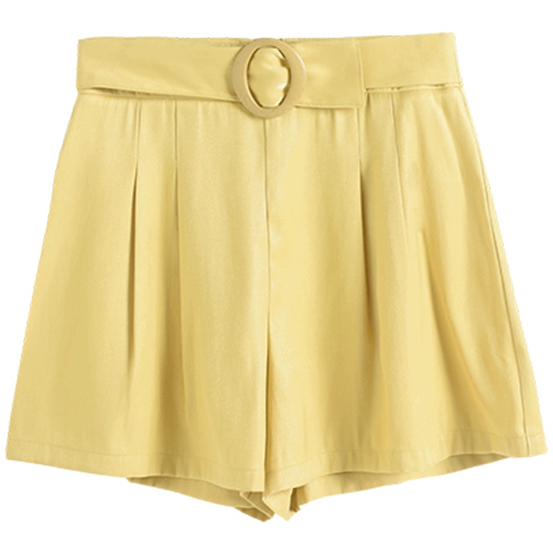 OSA欧莎2019新款夏阔腿短裤垂感高腰休闲裤女薄款显瘦百搭a字裤