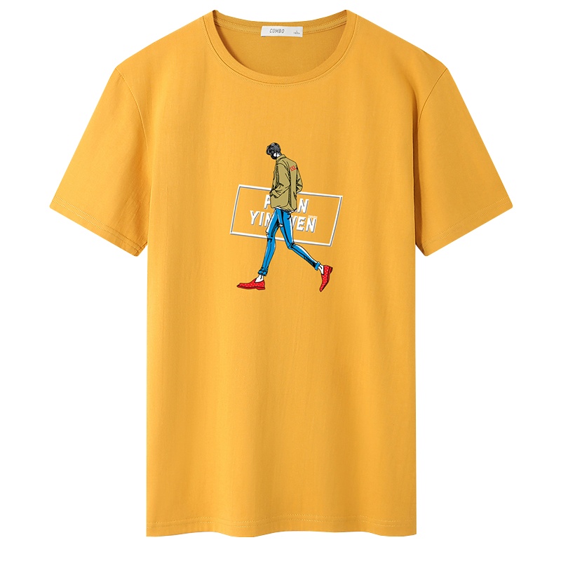 AEMAPE苹果 2020新款纯棉T恤潮男夏季短袖圆领多色可选舒适透气柔软