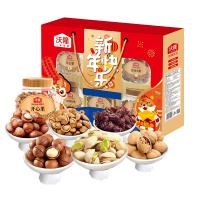 沃隆 新年快乐坚果组合1.52kg/盒罐装