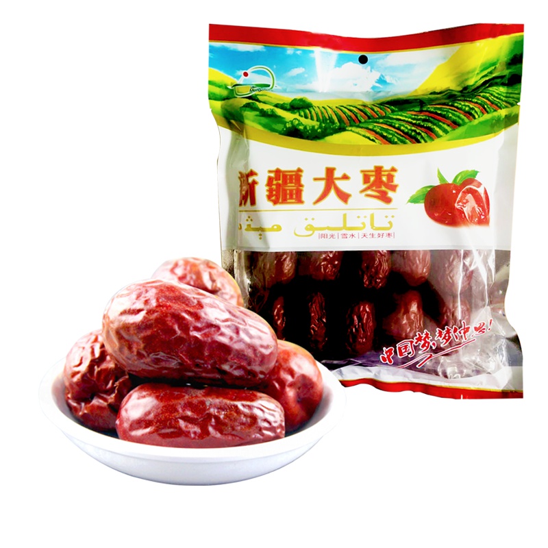 梦仲思新疆五星大枣500g优质大红枣皮薄肉厚