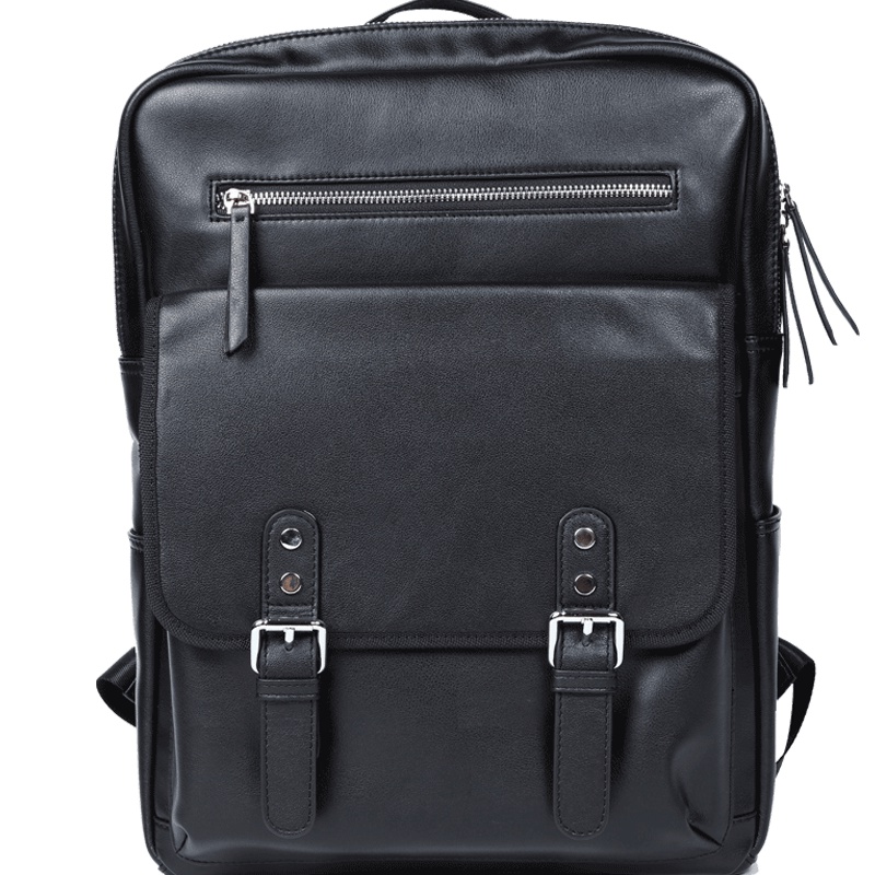 柒牌SEVEN真皮背包男正品时尚潮流商务休闲百搭青年双肩包