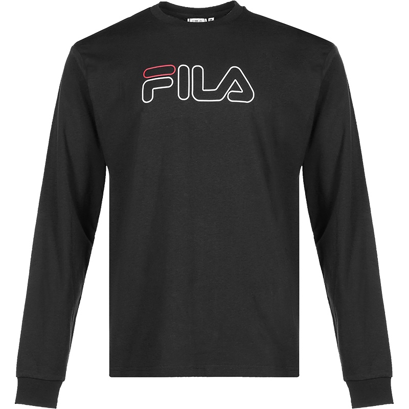 FILA 斐乐 男士棉质圆领长袖T恤 683210