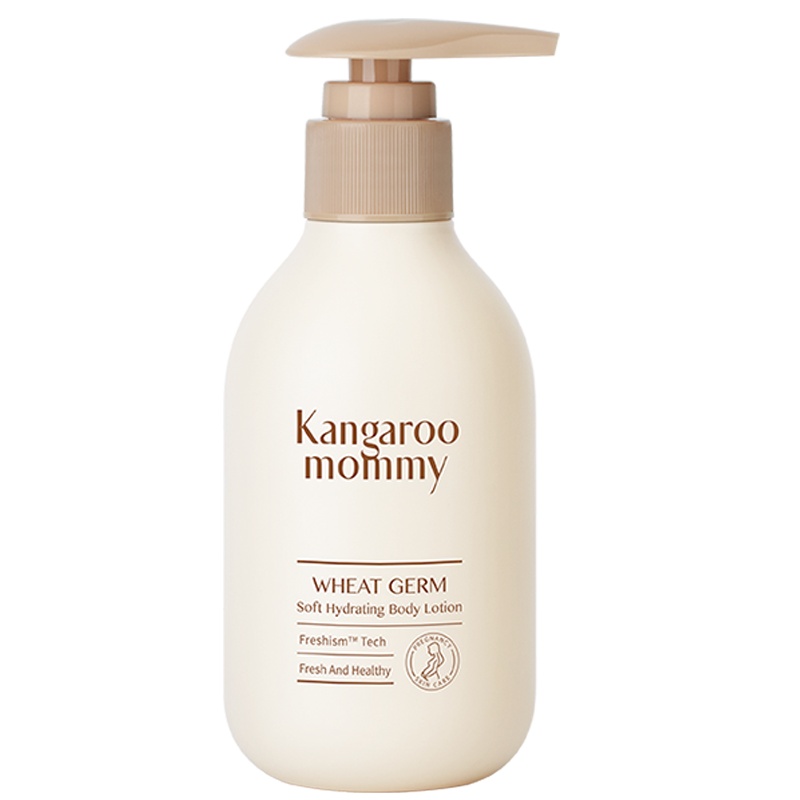 袋鼠妈妈 kangaroomommy 孕妇小麦身体乳润肤露润体乳补水保湿润肤霜孕期护肤品