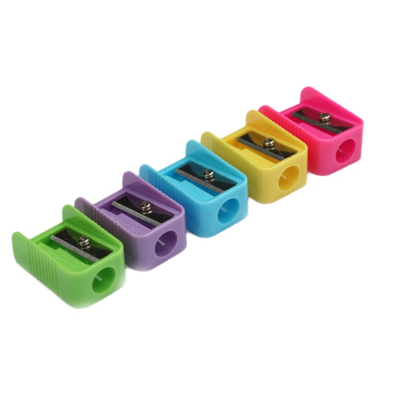 晨光 迷你卷笔刀 便携削笔器铅笔刀 转笔刀 眉笔刀单孔塑料笔刨 单个装 塑料单个装 APS91211